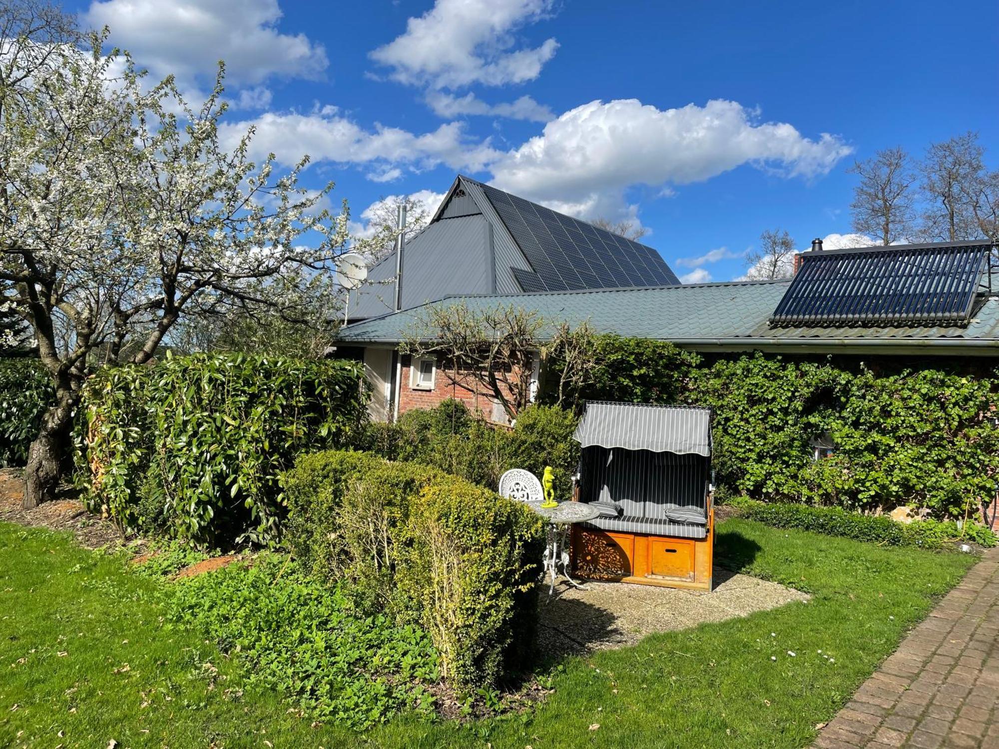 Altes Landhaus Oste, Klavier Appartement, 2 Zimmer Mit Kamin Hemmoor Exterior photo