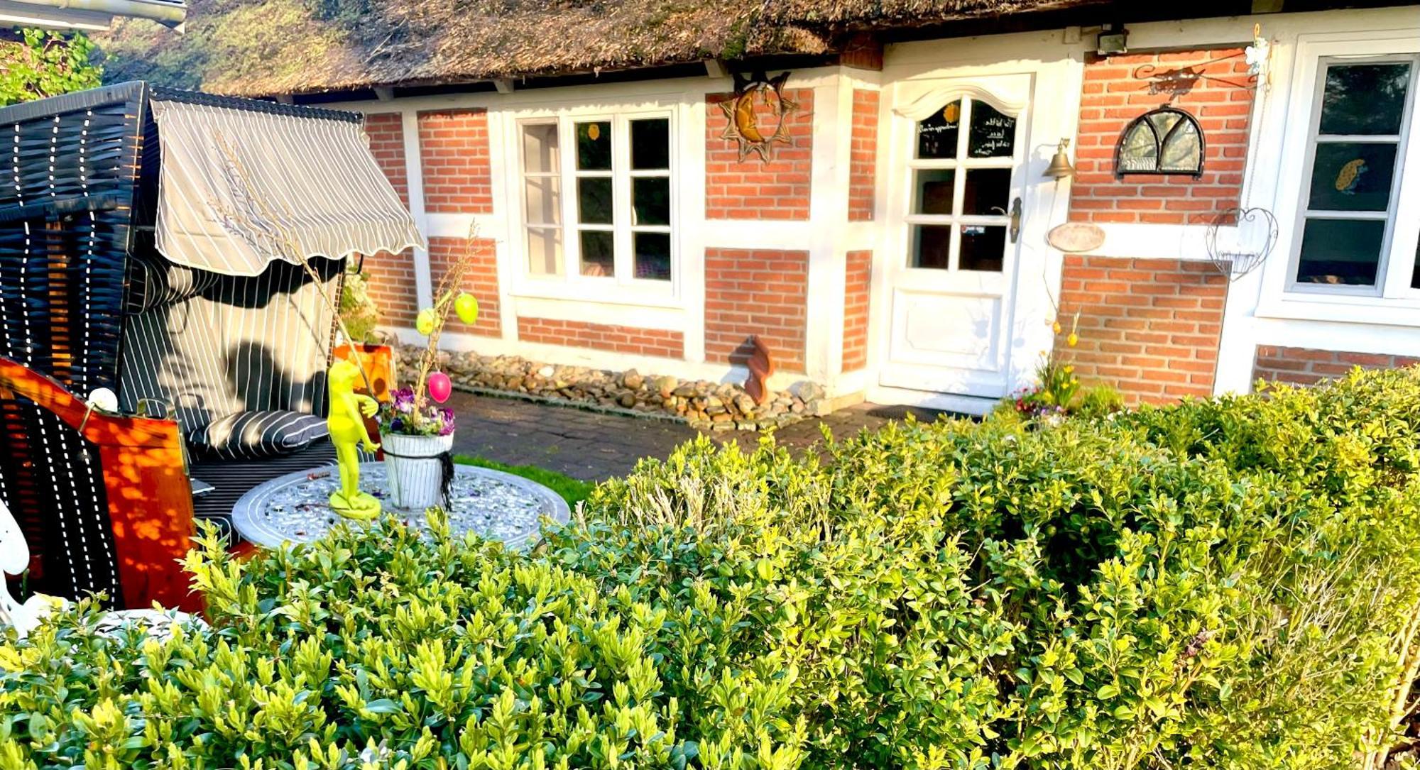 Altes Landhaus Oste, Klavier Appartement, 2 Zimmer Mit Kamin Hemmoor Exterior photo